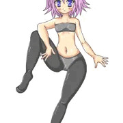 桃色黒ストさん