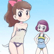 例の水着。