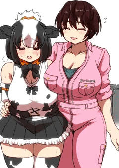 実家が酪農家のアイドルのゲストさんに牛乳作りのお手伝いをしてもらった