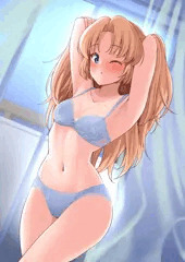 【Skeb】下着姿で誘惑するセイラさん