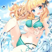 水着サレンさん（全裸差分あり）