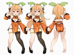 スケベ衣装イラコン チャイナっぽいやつ
