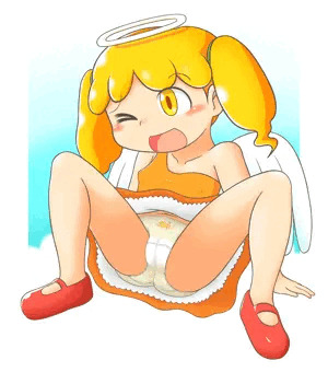 ポエットちゃん(4ver.)が尻もち☆