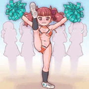 牛久さんの水着くつ下チア