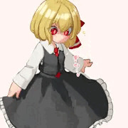 膨乳ルーミアちゃん[眼鏡差分]