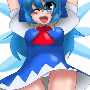 リハビリで描いたチルノちゃん