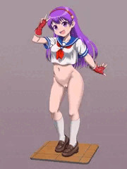 [pixivリクエスト]下脱ぎセーラー麻〇ア〇ナ