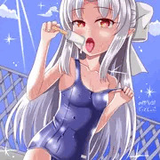 スク水白レン