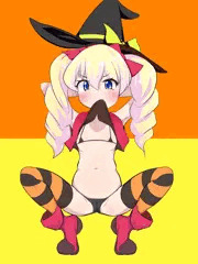 レベッカ宮本のハロウィン実演