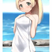 リーリエちゃんと露天風呂♡