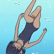 水中-足裏