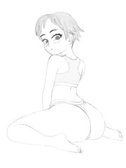 デカ尻ボーイッシュちゃん