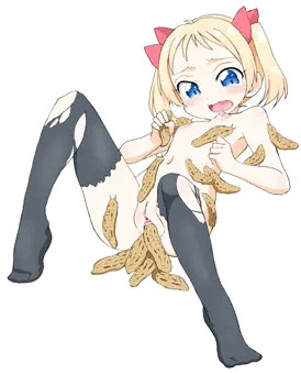 ふるりちゃんをすけべなめくじが襲う