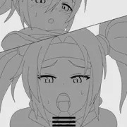 カムイ×リーズらくがき