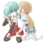 ふたフェリシアちゃんが友人のかこちゃんに手を出しちゃった