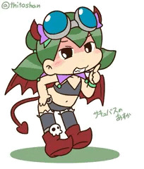 にょきまんがのサキュバスの悪霊あすか。