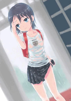 濡れ幼女