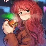 看板娘（風呂に入れず16日目）