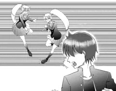 過去絵（暴力表現注意）暗殺者姉妹襲撃＋返り討ち