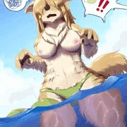ずぶぬれいぬケモさん