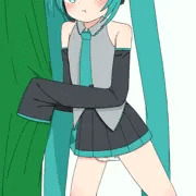 ミクちゃんおむつにおもらし