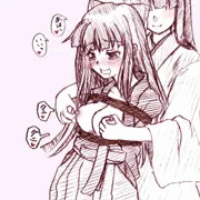 神風ちゃんとたわむれる