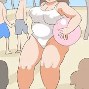 ビーチなどで