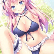 お嬢様は攻めの水着