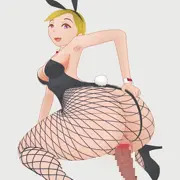〽うーさぎウサギ、何見て跳ねる　ビンビンちんこ見て跳ねーーるーーー🎵