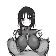 大家さん着衣ズリ