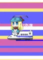後ろに四両つなぎます。