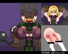 ティナ拘束三穴責め
