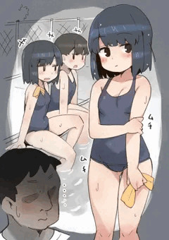 ボブの子スク水