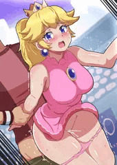 後背位選手権　エントリーNo７ ピーチ姫/マリオテニス
