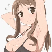 女教師の腋と腋毛
