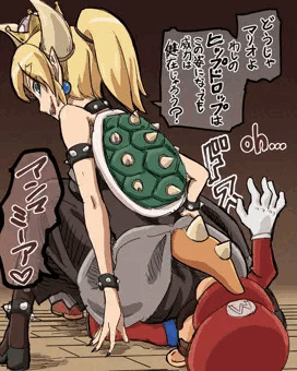 クッパ姫のヒップドロップ