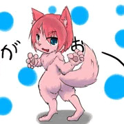 ふわふわプリケツメスケモ