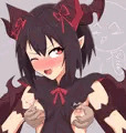 火ミルちゃん揉み揉み