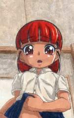 たまきちゃん薬を塗られる