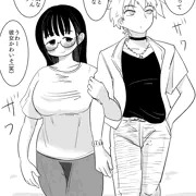 子犬と主人
