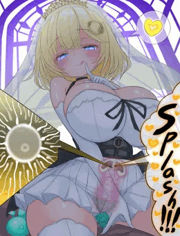 Ameちゃんのジューンブライド吸精騎乗位❤ウェディングドレス❤