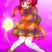 色味でハロウィンイラストみたいにしてみる。