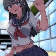 服が突然触手服になった佐天さん