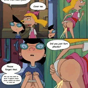 Helga and Phoebe Pissing