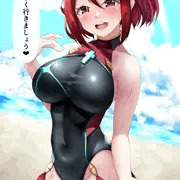 【ゼノブレ2】ホムラとふたりの海