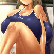 超乳スク水さん