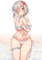 浜風ちゃんと海