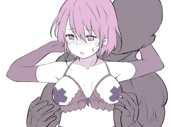 乳首にばってんテープ