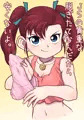 【リクエスト絵】　おなかがすいてるマリナさん。