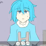 通話中、何故か上下に揺れてる水素